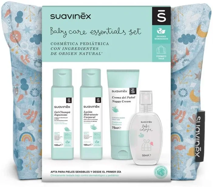 SUAVINEX NECESER DE VIAJE BABY CARE ESSENTIAL SET NIÑO
