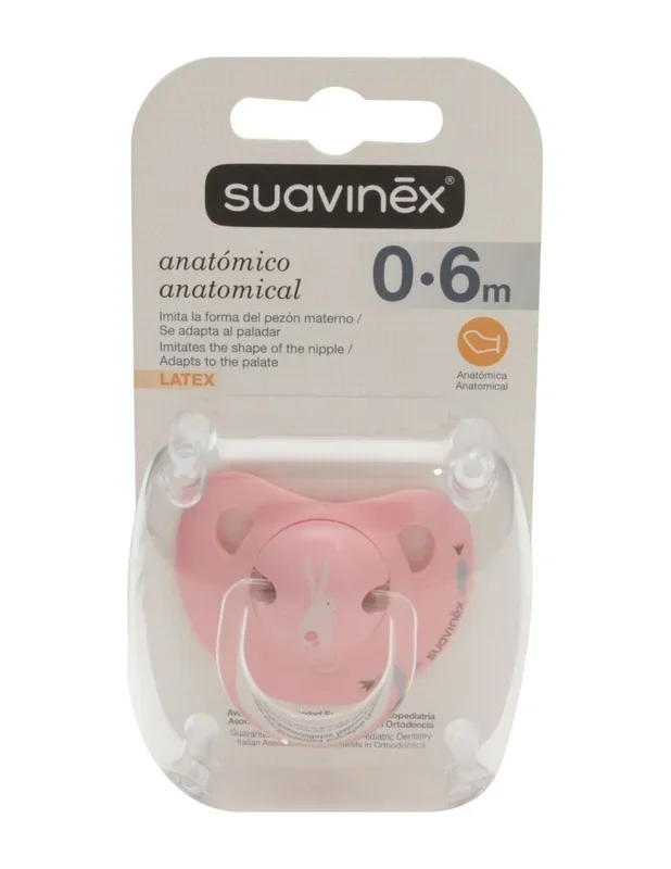 Suavinex® Chupete Anatómico Látex 0-6 Meses 1Ud