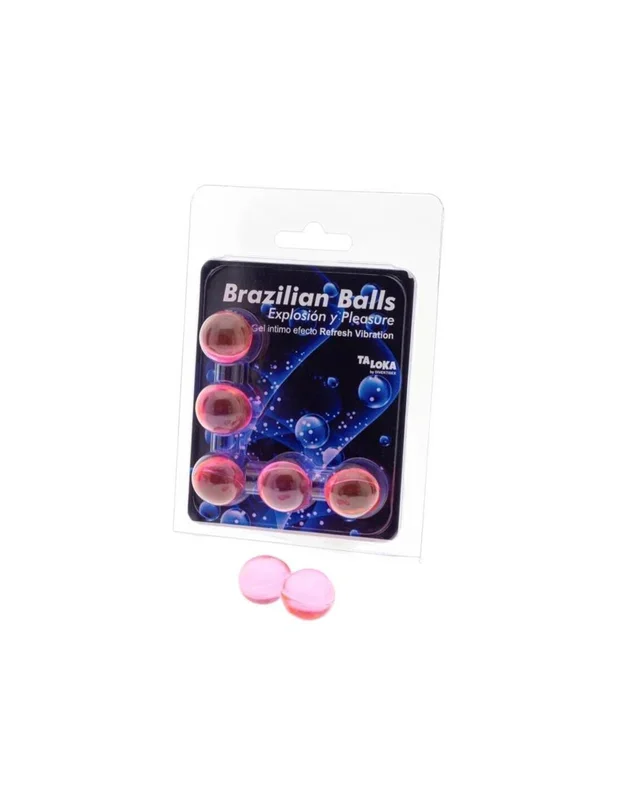 Taloka – Brazilian Balls Gel Excitante Efecto Vibración Refrescante 5 Bolas