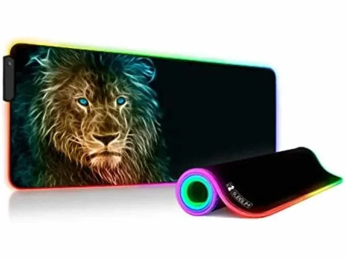 Tapis de Souris Éclairé RGB SUBBLIM Extra Large avec Puce Intégrée