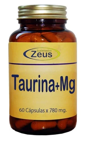 Taurina+Magnesio – Zeus – 60 cápsulas