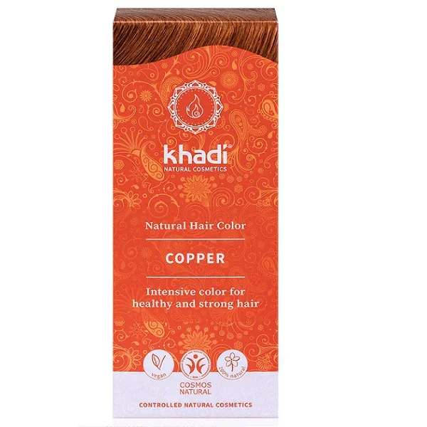 Tinte natural en polvo Cobre, Khadi