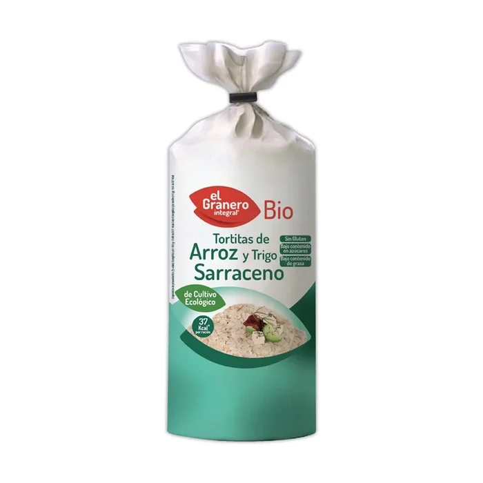Tortitas de Arroz y Trigo Sarraceno – El Granero Integral – 115 gr