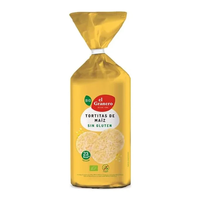 Tortitas de Maíz Bio · El Granero Integral · 130 gramos