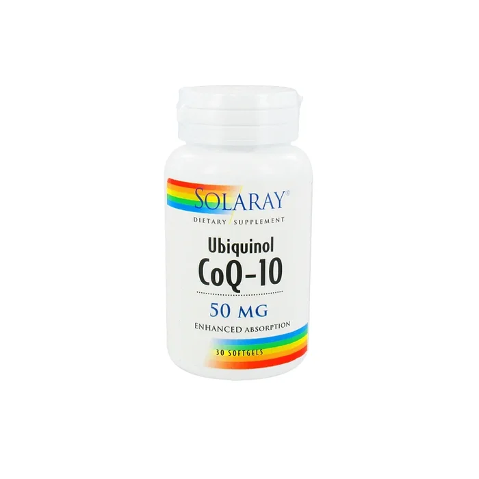 Ubiquinol CoQ10 50 mg Solaray, 30 perlas