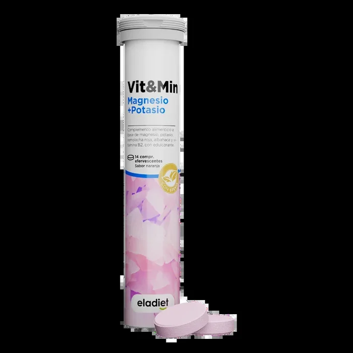 Vit&Min Magnesio y Potasio · Eladiet · 14 comprimidos