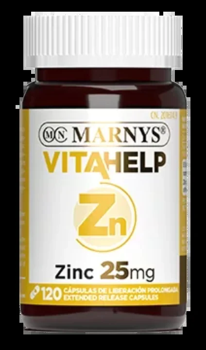 Vitahelp – Zinc 25 mg · Marnys · 120 cápsulas