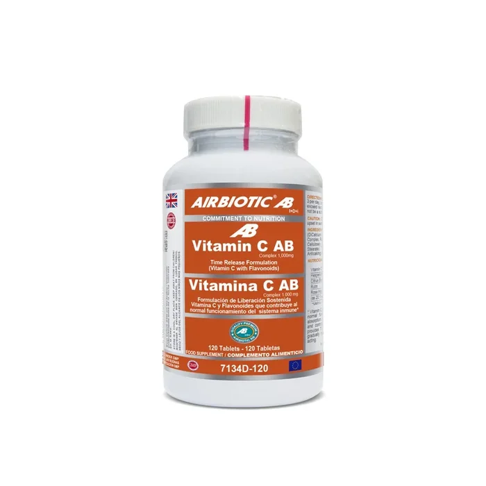 VITAMINA C AB COMPLEX 1.000 mg – Airbiotic – 120 comprimidos