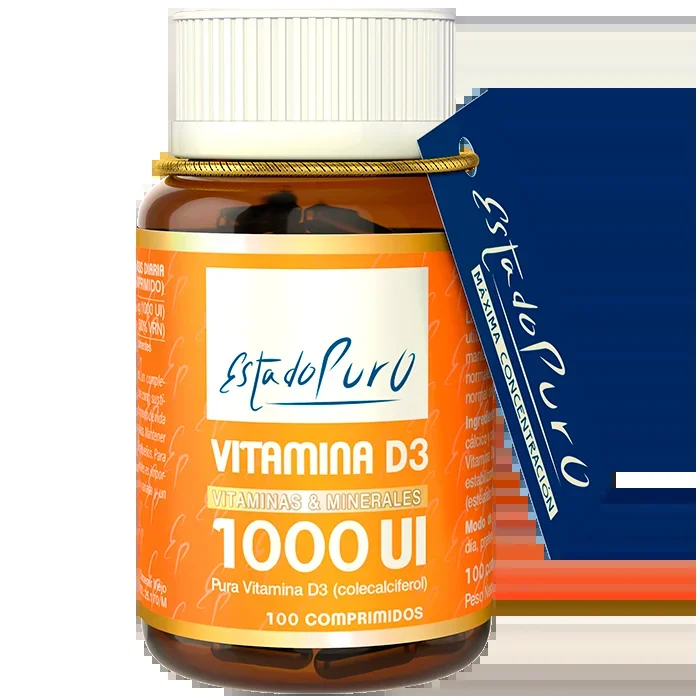Vitamina D3 1000ui estado puro – 100 comp