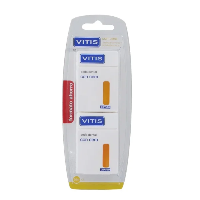 Vitis con Cera Duplo Seda Dental con Cera 50 M 2 U BR