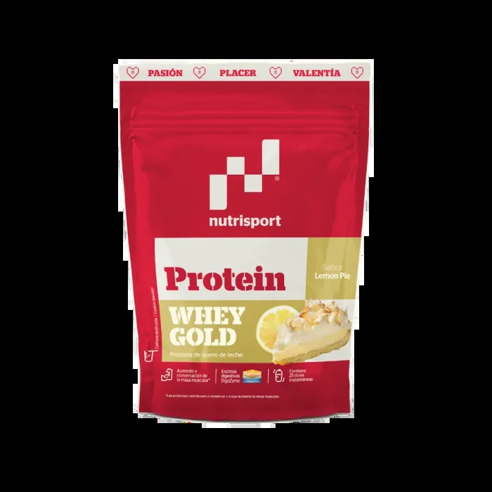 Whey Gold Protein Lemon Pie · Nutrisport · 500 gramos