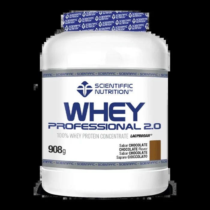 Whey Professional 2.0 Whey Protein: Sabor Chocolate · Scientiffic Nutrition · 908 gramos