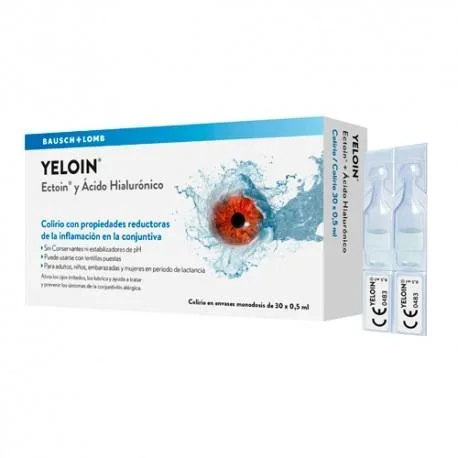 YELOIN COLIRIO MONODOSIS 0,5 ML 30 U