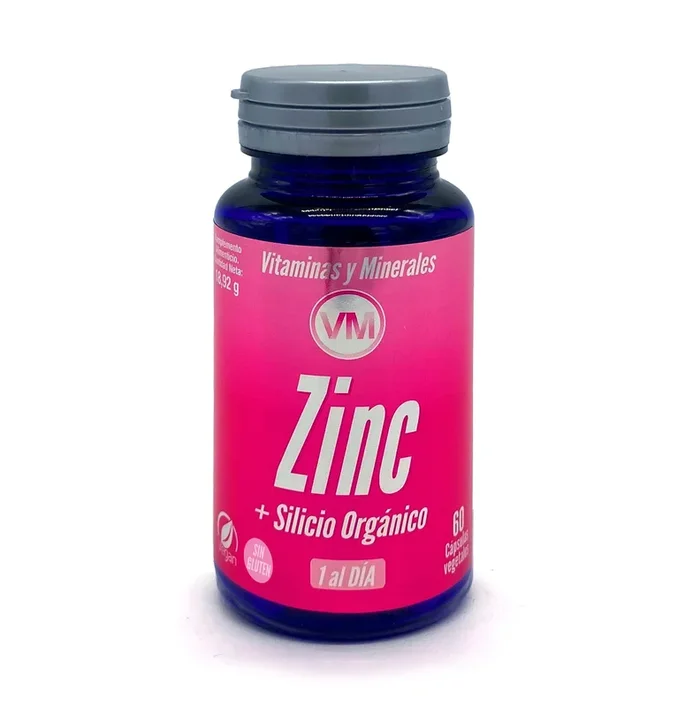 ZINC+ SILICIO ORGÁNICO 60 CÁPS.VyM 60 cápsulas vegetales – Ynsadiet